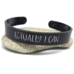 actually I can hand stamped bracelet