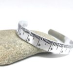 hand stamped meter cuff bracelet